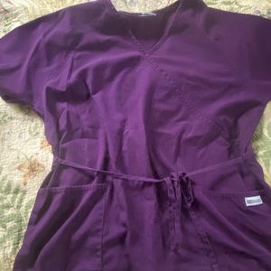 UA scrubs top